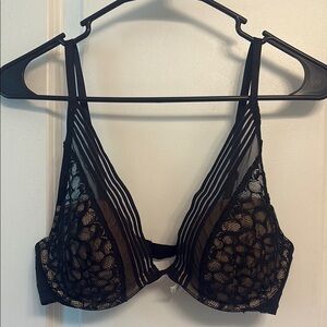 Calvin Klein Black Lace Mesh Bra